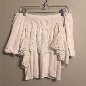 Off the shoulder shirt